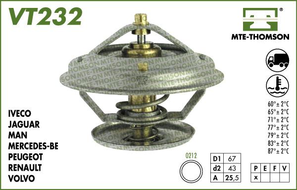 MTE-Thomson VT232.87 - Termostat, soyuducu furqanavto.az