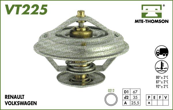 MTE-Thomson VT225.80 - Termostat, soyuducu furqanavto.az