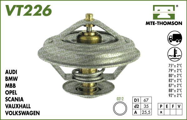 MTE-Thomson VT226.92 - Termostat, soyuducu furqanavto.az