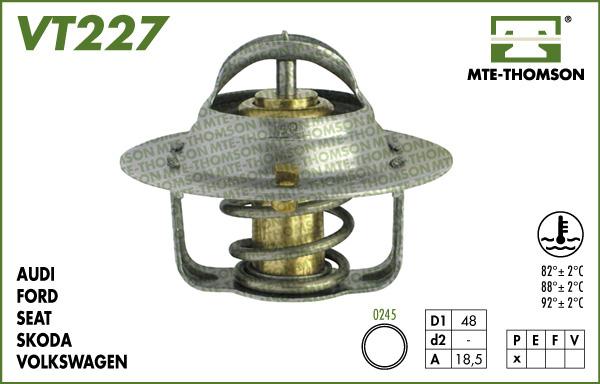MTE-Thomson VT227.92 - Termostat, soyuducu furqanavto.az