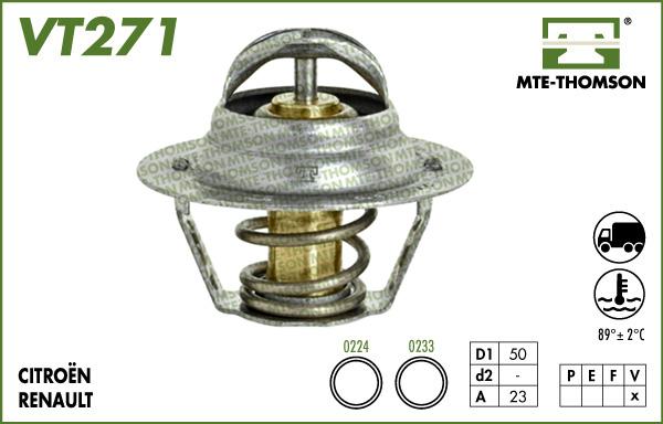 MTE-Thomson VT271.89 - Termostat, soyuducu furqanavto.az