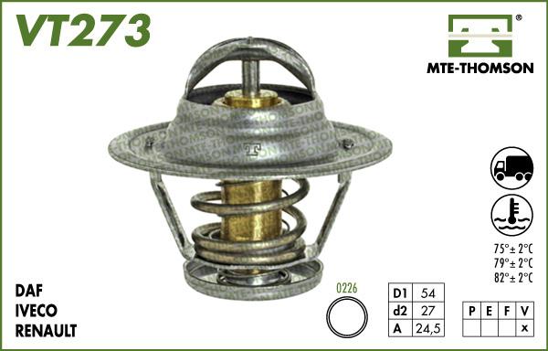 MTE-Thomson VT273.82 - Termostat, soyuducu furqanavto.az
