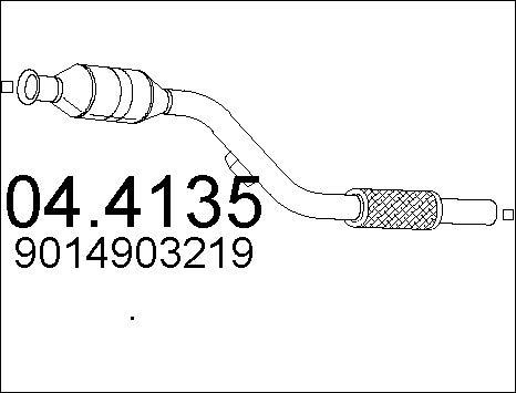 MTS 04.4135 - Katalitik çevirici furqanavto.az