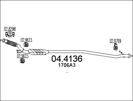MTS 04.4136 - Katalitik çevirici furqanavto.az