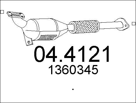 MTS 04.4121 - Katalitik çevirici furqanavto.az