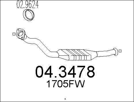 MTS 04.3478 - Katalitik çevirici furqanavto.az