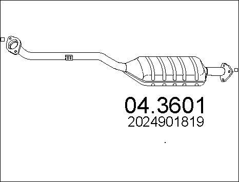 MTS 04.3601 - Katalitik çevirici furqanavto.az