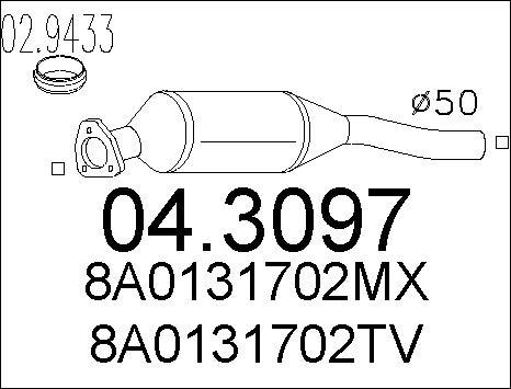 MTS 04.3097 - Katalitik çevirici furqanavto.az