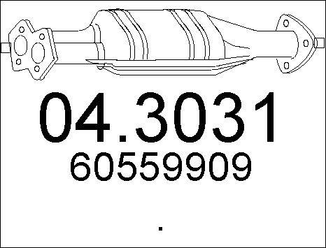 MTS 04.3031 - Katalitik çevirici furqanavto.az