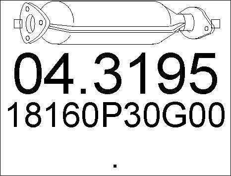 MTS 04.3195 - Katalitik çevirici furqanavto.az