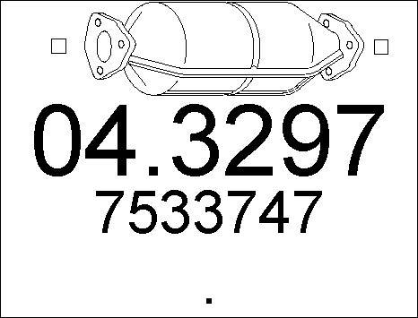 MTS 04.3297 - Katalitik çevirici furqanavto.az