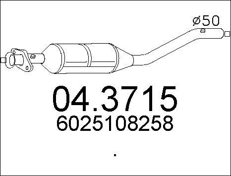 MTS 04.3715 - Katalitik çevirici furqanavto.az