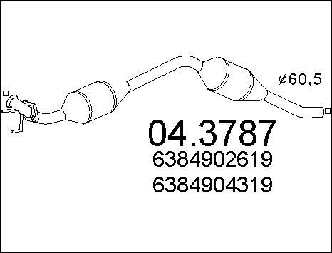 MTS 04.3787 - Katalitik çevirici furqanavto.az