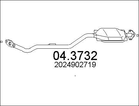 MTS 04.3732 - Katalitik çevirici furqanavto.az