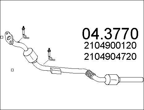MTS 04.3770 - Katalitik çevirici furqanavto.az