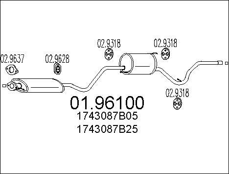 MTS 01.96100 - Son səsboğucu furqanavto.az