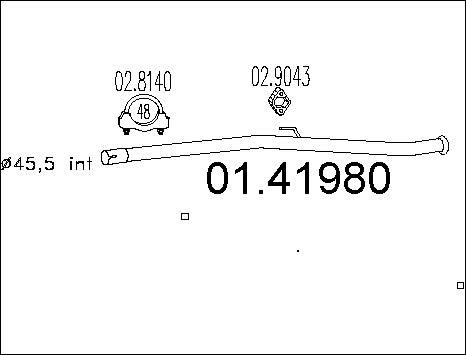 MTS 01.41980 - Egzoz borusu furqanavto.az
