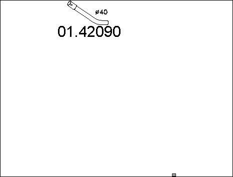 MTS 01.42090 - Egzoz borusu furqanavto.az