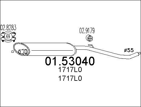 MTS 01.53040 - Orta Səsboğucu furqanavto.az