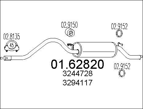 MTS 01.62820 - Son səsboğucu furqanavto.az