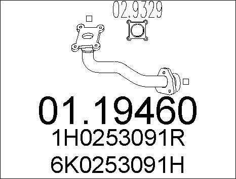 MTS 01.19460 - Egzoz borusu furqanavto.az