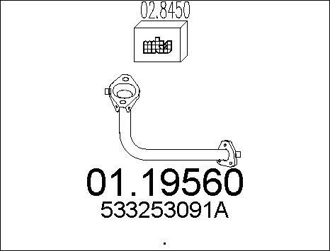 MTS 01.19560 - Egzoz borusu furqanavto.az