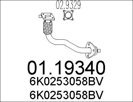 MTS 01.19340 - Egzoz borusu furqanavto.az