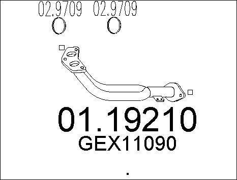 MTS 01.19210 - Egzoz borusu furqanavto.az