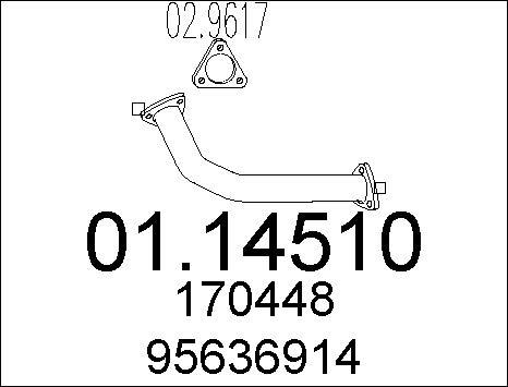 MTS 01.14510 - Egzoz borusu furqanavto.az