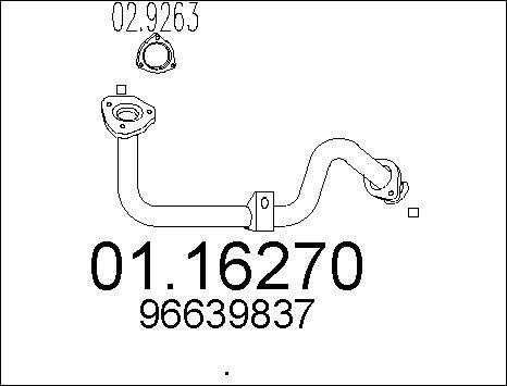 MTS 01.16270 - Egzoz borusu furqanavto.az