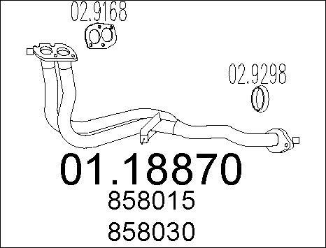 MTS 01.18870 - Egzoz borusu furqanavto.az