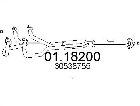 MTS 01.18200 - Egzoz borusu furqanavto.az