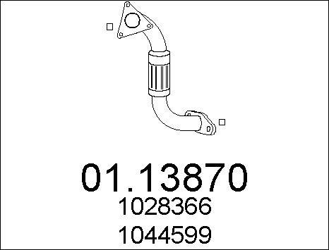 MTS 01.13870 - Egzoz borusu furqanavto.az
