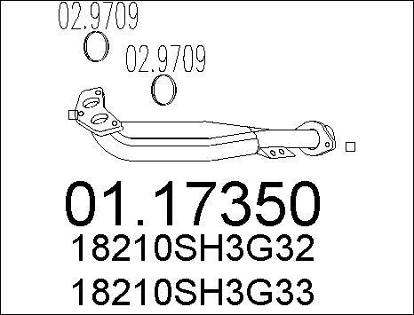 MTS 01.17350 - Egzoz borusu furqanavto.az