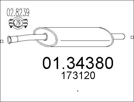 MTS 01.34380 - Ön səsboğucu furqanavto.az