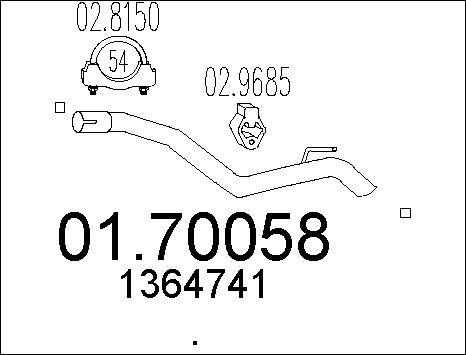 MTS 01.70058 - Egzoz borusu furqanavto.az