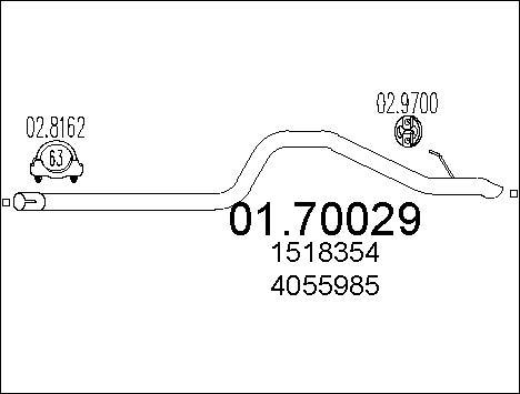 MTS 01.70029 - Egzoz borusu furqanavto.az