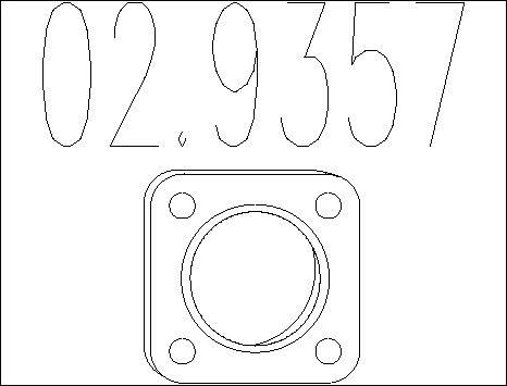 MTS 02.9357 - Conta, egzoz borusu furqanavto.az