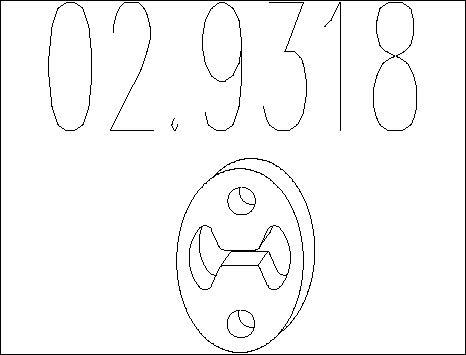 MTS 02.9318 - Tutacaq, egzoz sistemi furqanavto.az