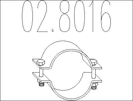 MTS 02.8016 - Boru birləşdiricisi, egzoz sistemi furqanavto.az