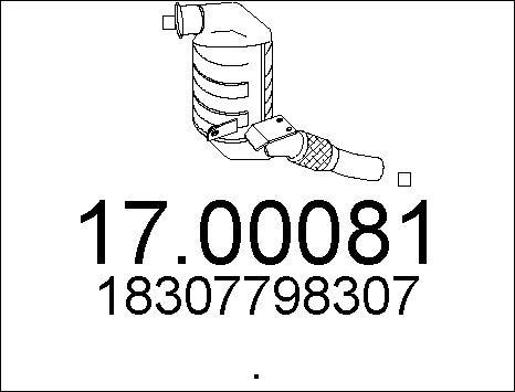MTS 17.00081 - Tüs / Hissəcik filtri, egzoz sistemi furqanavto.az