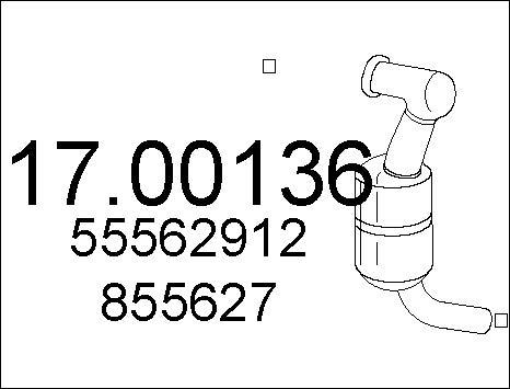 MTS 17.00136 - Tüs / Hissəcik filtri, egzoz sistemi furqanavto.az
