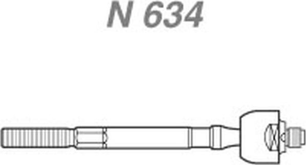 NAKATA N 634 - Daxili Bağlama Çubuğu, Ox Birləşməsi furqanavto.az