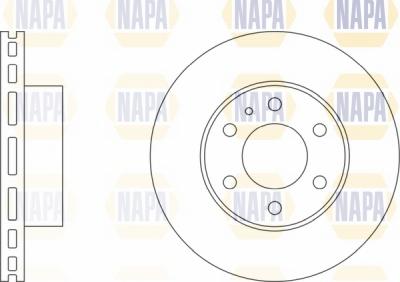 NAPA NBD5537 - Əyləc Diski furqanavto.az