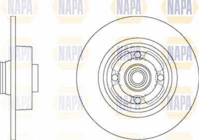 NAPA NBD5033 - Əyləc Diski furqanavto.az