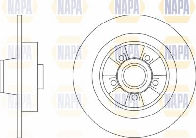 NAPA NBD5807 - Əyləc Diski furqanavto.az