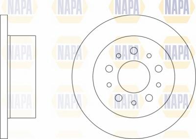 NAPA NBD5395 - Əyləc Diski furqanavto.az