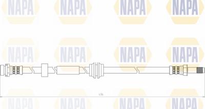 NAPA NBH1074 - Əyləc şlanqı furqanavto.az