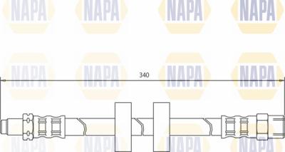 NAPA NBH1110 - Əyləc şlanqı furqanavto.az