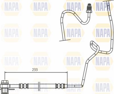 NAPA NBH1126 - Əyləc şlanqı furqanavto.az